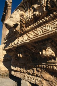 木星の神殿、エンタブラチュア、大帝国時代（紀元前27年〜395年） 作： Roman Imperial Period