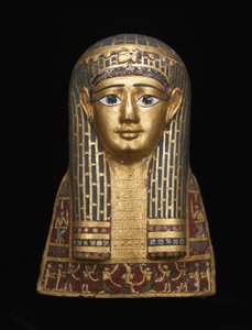 ミイラの頭のカバー、紀元前1世紀 作： Roman Period Egyptian