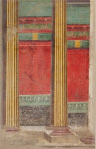 ボスコレアーレの別荘の壁画、紀元前50〜40年頃 作： Roman Republican Period