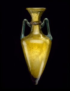 Amphoriskos、300-500（吹きガラス） 作： Roman Roman