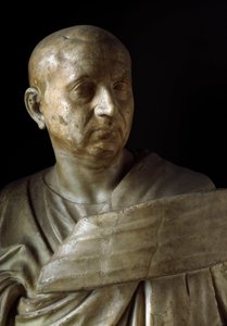 アフリカのスキピオの胸像 (大理石彫刻) 作： Roman Roman