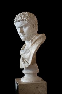 カラカラ（西暦188～217年）大理石、ローマ美術 作： Roman Roman