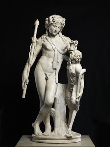 パンとディオニュソス、AD 50-150（大理石） 作： Roman Roman