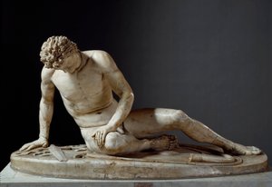 瀕死のガリア - 瀕死のガラティア - ローマアート「瀕死のガリア、瀕死のガラティア」ケルト人の戦士の苦悩。ギリシャの原型をもとにしたローマの彫刻。ローマ、カピトリーニ美術館（Musei Capitolini