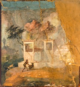 失われた雄羊を描いたフレスコ画、ポンペイ（ユネスコ世界遺産リスト 作： Roman Roman