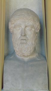 ハーメチックなアナクレオンの胸像（大理石 作： Roman Roman