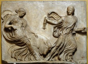 ナイキ・アテナ神殿の欄干の低浮き彫り 作： Roman Roman