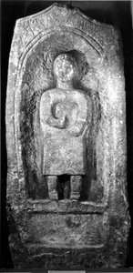 ローマの墓石、葬式碑文にペルヴィカ（砂岩） 作： Roman Roman