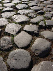 ローマアッピア街道（またはアッピア・アンティカ通り 作： Roman Roman