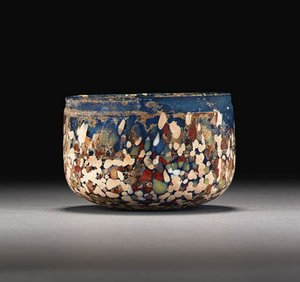 スプラッシュ」ボウル 紀元1世紀頃（ガラス製 作： Roman Roman