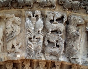 南門の彫刻の詳細 作： Romanesque
