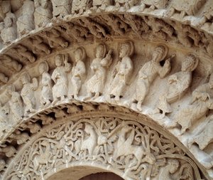 南門の彫刻の詳細 作： Romanesque