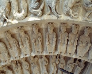 南門の彫刻の詳細 作： Romanesque