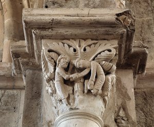 カインの死（彫られた資本）について 作： Romanesque