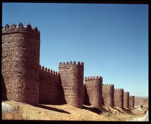 View of the walls of Avila, Spain (スペイン・アビラの壁の眺め) 作： Romanesque