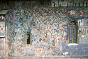 天国のはしご、教会の北正面、1601年頃