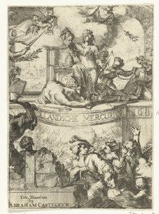 168(5?)年頃のオランダ水星のタイトルページ 作： Romeyn de Hooghe (attributed to)