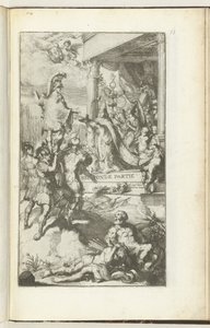 Guerres de Flandres の第 2 部のタイトル プリント 第二部（オブジェクトのタイトル） Guerres de Flandres (シリーズタイトル) 作： Romeyn de Hooghe (attributed to)