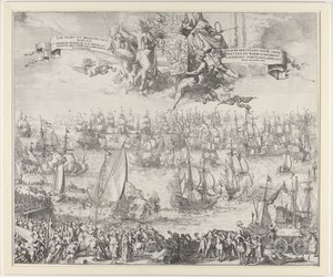 ウィリアム3世のイギリスへの旅、1688年 Sea Tour uyt Hellevoet Sluys by S.K.H. ヴィルヘルム・ヘンリック G. Ga. オランジー・エルフスタッドの王子。 キャップ。 そしてAdm。 遺伝子。 van De vereenigde staet / Engelant Sch における憲法と真の宗教の回復のために
