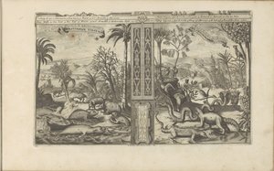Dieren uit West-Indië Westindische Vissen など / 西インド諸島の魚など // Westindische Gedrochten / 西インド諸島の怪物 (オブジェクトのタイトル) 東西インド諸島とその他の場所 (シリーズ タイトル) 作： Romeyn de Hooghe