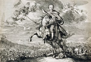 1674年のチョシムの戦いにおけるジョンソビエスキー3世の栄光 作： Romeyn de Hooghe