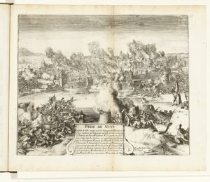 ノイスの捕獲と略奪、1586 年 Prize de Nuys (オブジェクトのタイトル) Guerres de Flandres (シリーズタイトル) 作： Romeyn de Hooghe