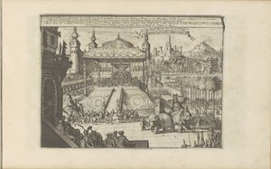 モンゴルのKoninklijkホフ Mongols Hof en Hofpracht / 大モーグルの裁判所と王室のポンプ (オブジェクトのタイトル) 東西インド諸島とその他の場所 (シリーズ タイトル) 作： Romeyn de Hooghe