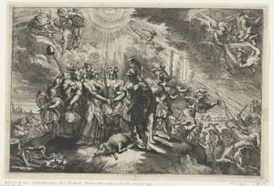 オランダはイギリスと恒久平和を結ぶ 作： Romeyn de Hooghe