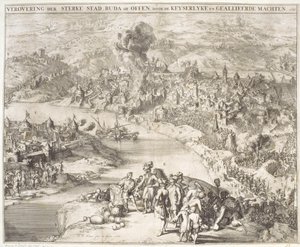 1541年、1686年のブダの包囲 作： Romeyn de Hooghe