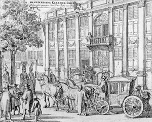 旧ユダヤ教会、1700年頃 作： Romeyn de Hooghe