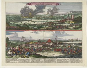 チャタムへの旅とシェピー島の征服、1667年 ロチェスター、チェタムなどの市とレヴィエのイメージ / アイラント・シェペイとシレナッセ砦 (オブジェクトのタイトル)