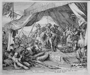 ウィーンプリントサイクル、グランドヴィジエのテントへのレオポルド（1640〜1705）の侵入、1683年 作： Romeyn de Hooghe