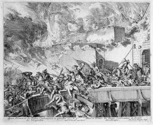 ウィーンプリントサイクル、鉱山と対抗地の爆発、トルコ人襲撃、1683年