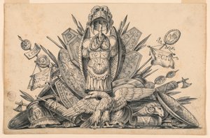絵画で実行されることを意図した武器のトロフィー