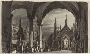 「ルチア・ディ・ランマーモール」より、レイヴンズウッドの墓場 作： Romolo Liverani