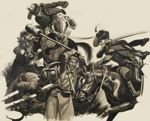 戦闘シーン 作： ロン・エンブルトン