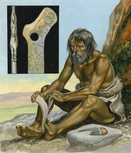 石器時代の男 作： ロン・エンブルトン