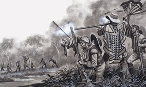 チャバンテ・インディアンの攻撃を受ける
