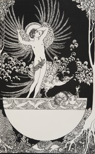 1920年のオマールカヤムのルバヤットのイラスト 作： Ronald Balfour