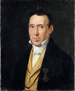アンドレア・デ・マルキ・ダ・レッコの肖像」 ロサ・カレア・バッシガルポ（1794-1854）の絵画 ジェネ、近代美術館のガレリア 作： Rosa Bacigalupo Carrea