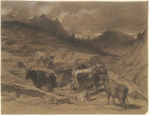 オーヴェルニュの牛 作： Rosa Bonheur