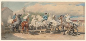 ホースフェアから戻る 作： Rosa Bonheur