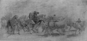 馬事公苑の習作 作： Rosa Bonheur