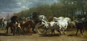 馬の市 作： Rosa Bonheur