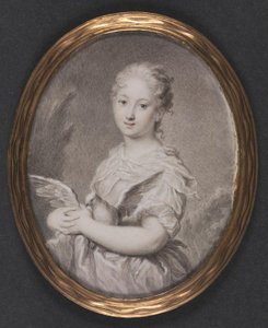 貞操。 鳩を持つ少女 作： Rosalba Carriera