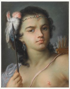 アメリカの擬人化 作： Rosalba Carriera
