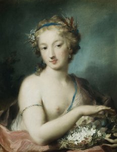 フローラ、ハーフレングス、ホールディングプラム、 作： Rosalba Giovanna Carriera