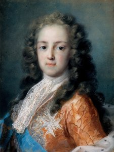 フランスのルイ15世1710〜1774年、ドーフィン、1720〜1721年 作： Rosalba Giovanna Carriera