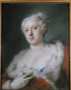 自画像（セルフポートレイト） ロザルバ・カリエラ（1675-1757）の絵画 トリノ、ガレリア・サバウダ