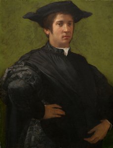 男の肖像 作： Rosso Fiorentino